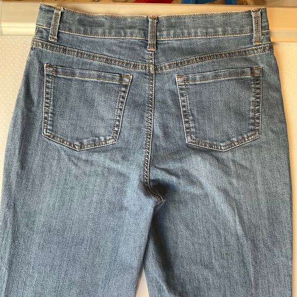 Gloria Vanderbilt Women Amanda Jeans size 8 Blue High Rise Straight Leg Stretch - Picture 10 of 11